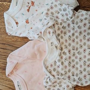 Rabbit + Bear Organic Cotton Onesie Bundle